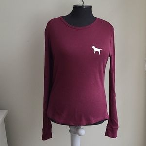 PINK Victoria's Secret Long Sleeve Sleep Shirt